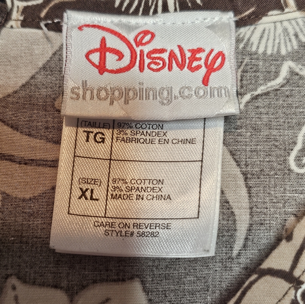 Disney Mickey's Brown Tropical Floral Midi Dress - Picture 7 of 12